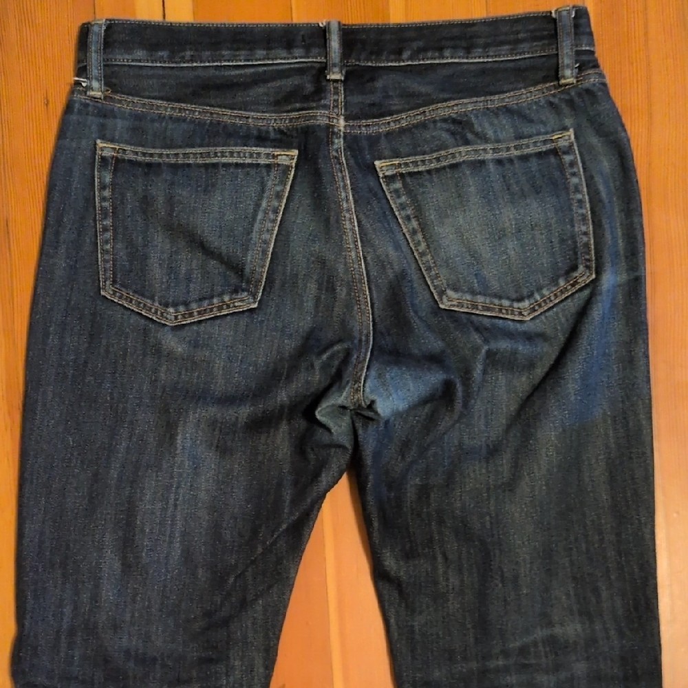 Uniqlo Men's Dark Blue Straight Jeans - Picture 6 of 7